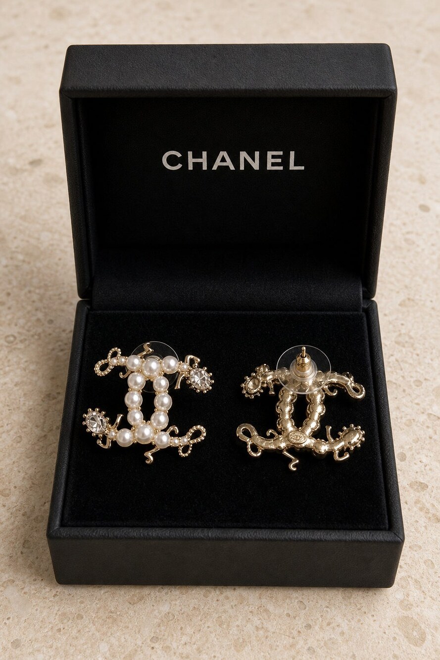 CHANEL Classic Parisian Earrings Style 20 | New with Box - Picture 5 of 9